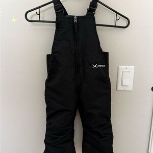 Arctix Kids Black Snow Overalls